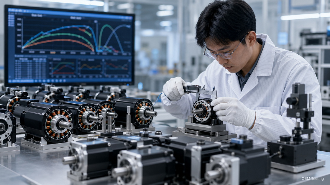 Robotic Motor Production And Testing Robotic Motor Production And Testing