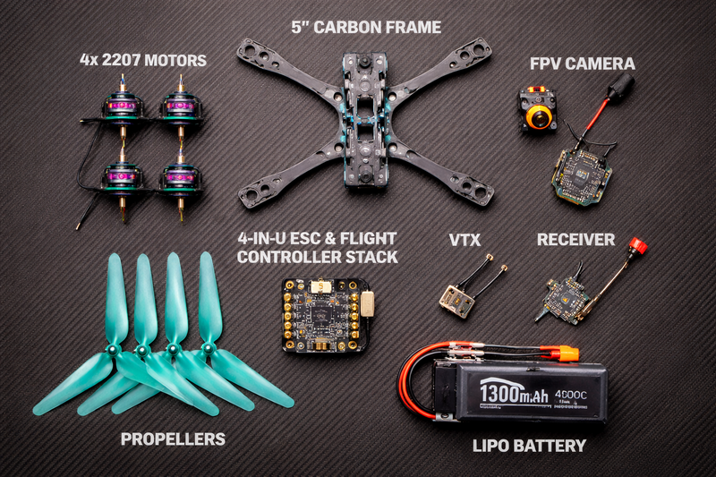 FPV Power System Components Layout