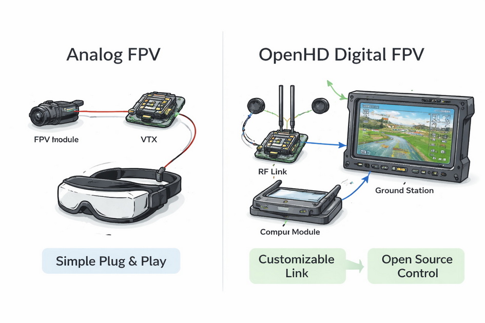 Digital FPV And OpenHD Integration Overview