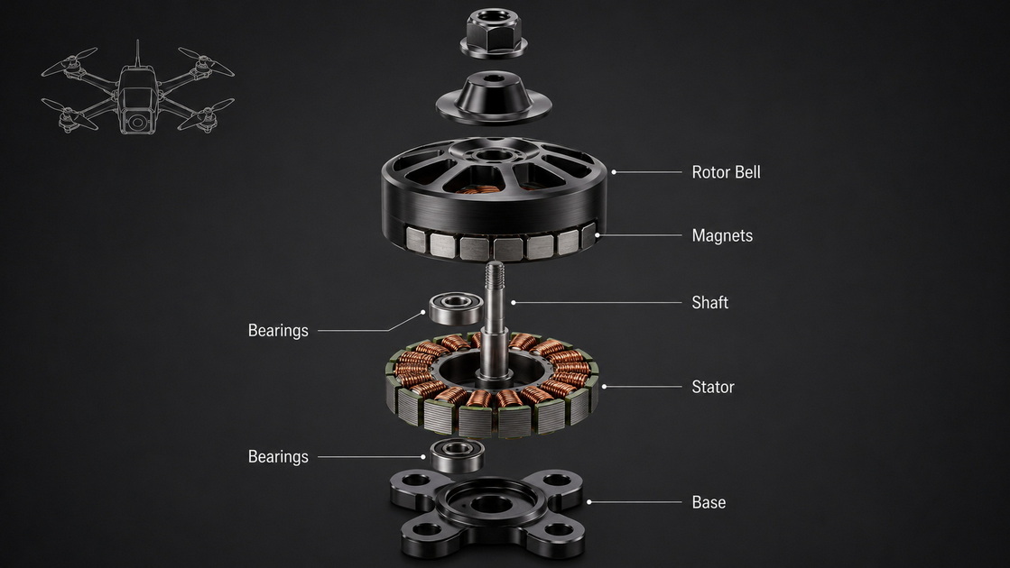 FPV Drone Motor Structure Explained by A Manufacturer: A Practical Guide for Pilots, Engineers, And OEM Buyers