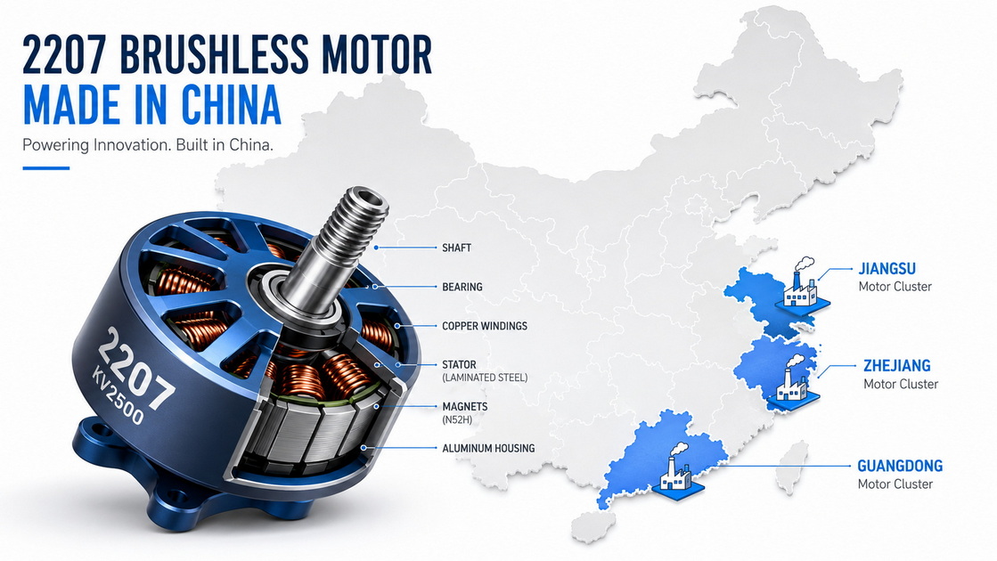 China 2207 Motor Supply Chain Map