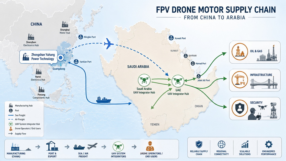 Arabia FPV Supply Chain Map