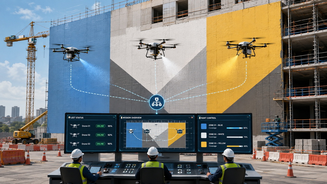 Phygital Drone Mural System