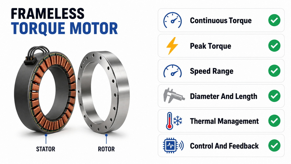 Torque Motor Selection Checklist
