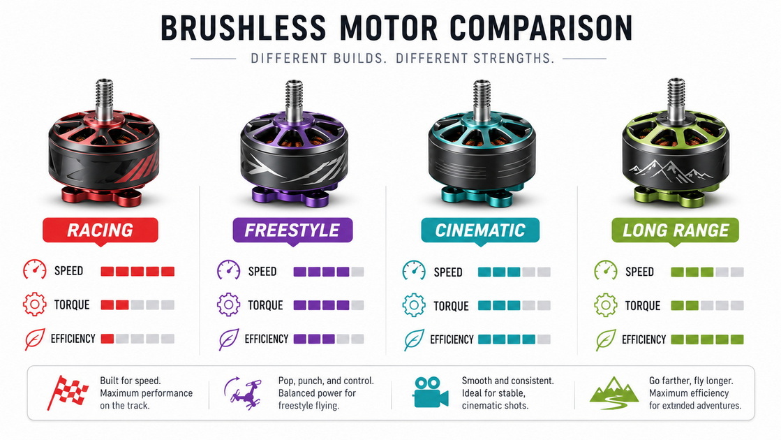 FPV Motor Comparison Chart