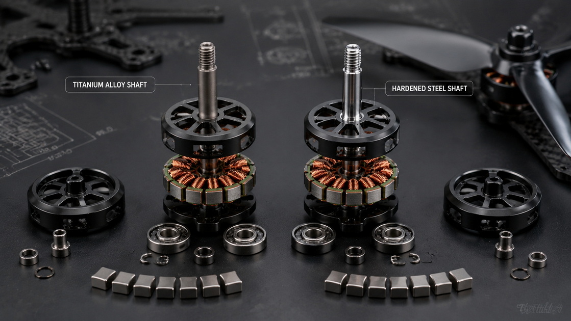 Titanium And Steel FPV Motor Comparison Titanium And Steel FPV Motor Comparison