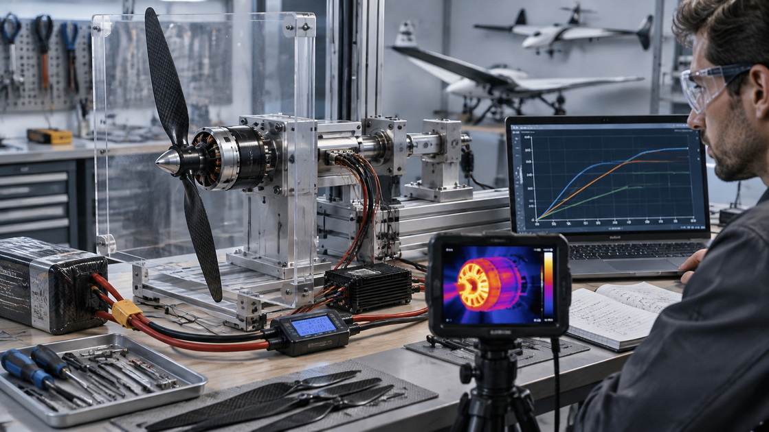 Brushless Motor Thrust Testing