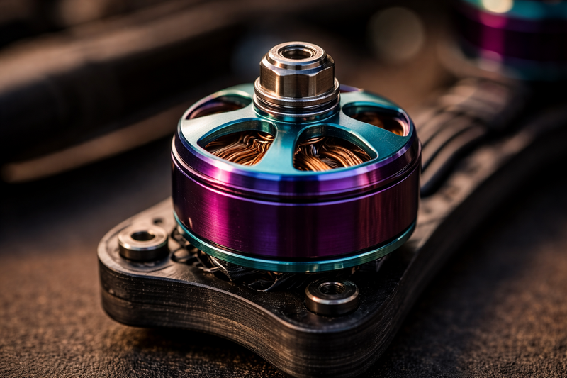 Racing Drone Motor Close Up