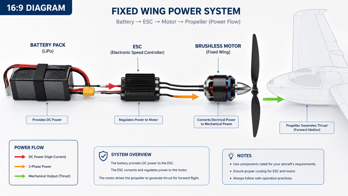 UAV Power System Architecture Diagram UAV Power System Architecture Diagram
