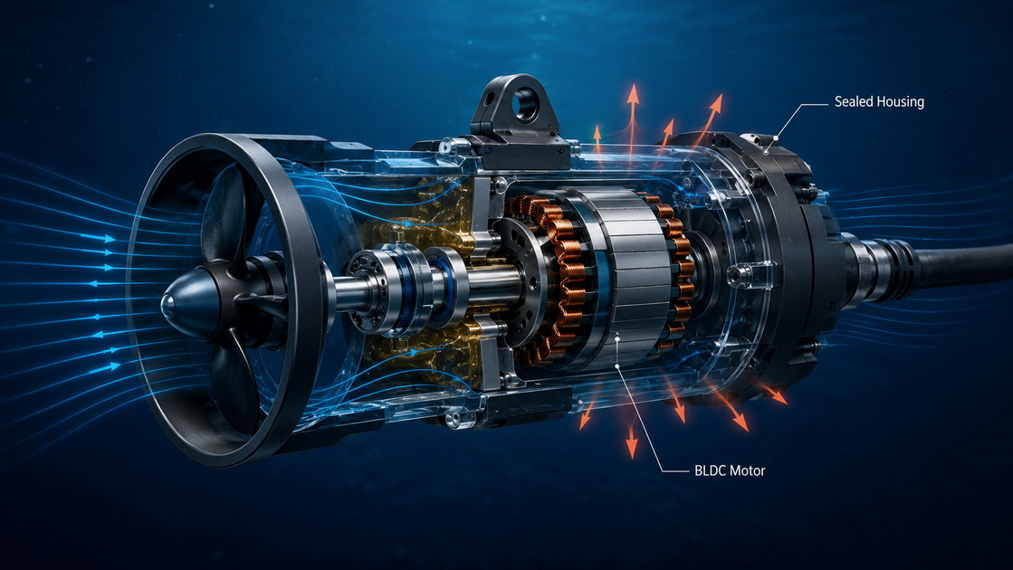 Underwater Thrusters Designed For Depth: A Practical Guide To Brushless Propulsion Systems For ROVs And Underwater Robots