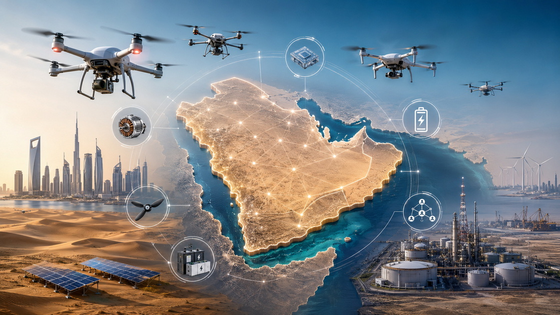 Arabia Drone Motor Landscape