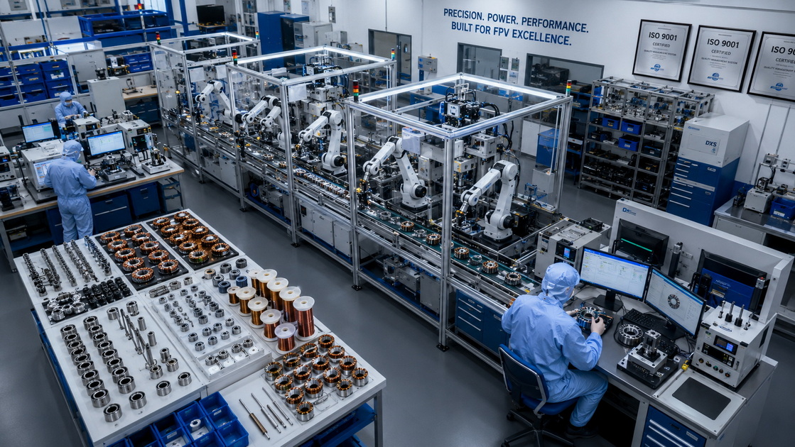 FPV Drone Motor Manufacturing Facility FPV Drone Motor Manufacturing Facility