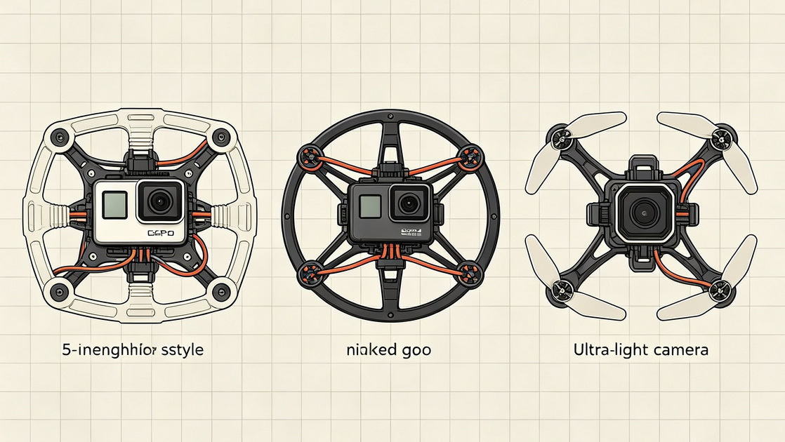 FPV GoPro Mounting Options