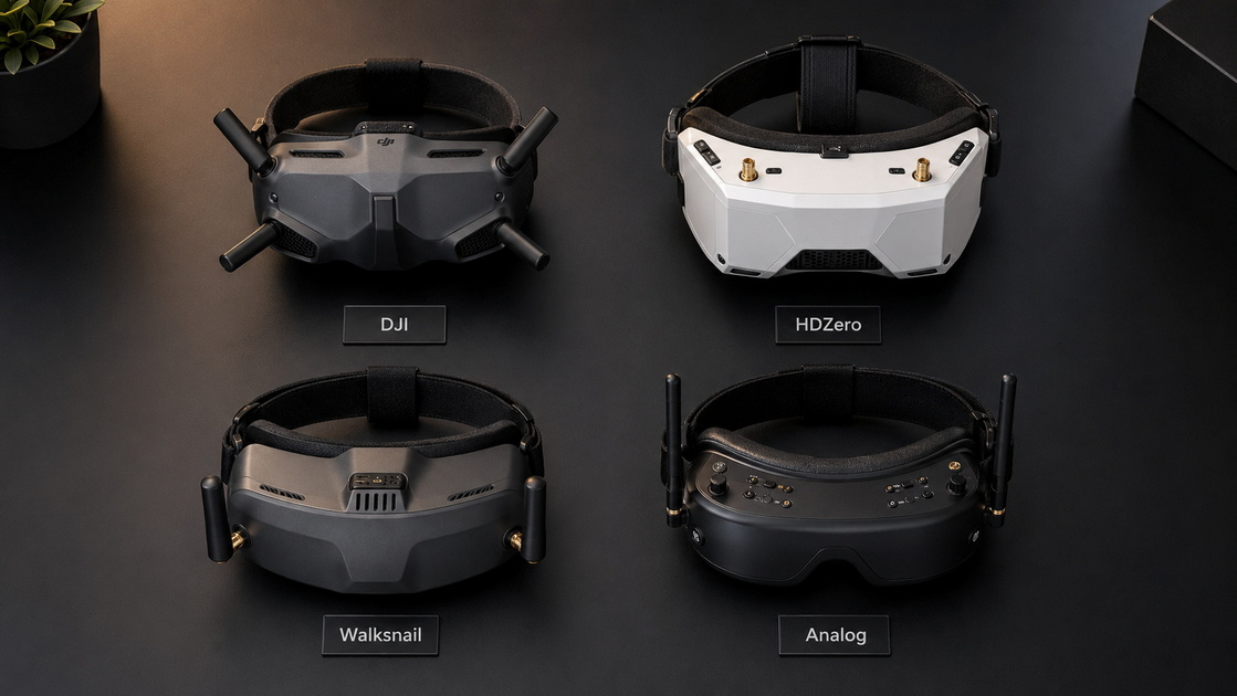 FPV Goggles Ecosystem Comparison
