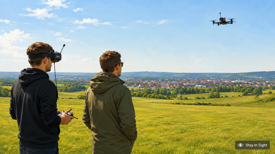 FPV Pilot With Visual Observer